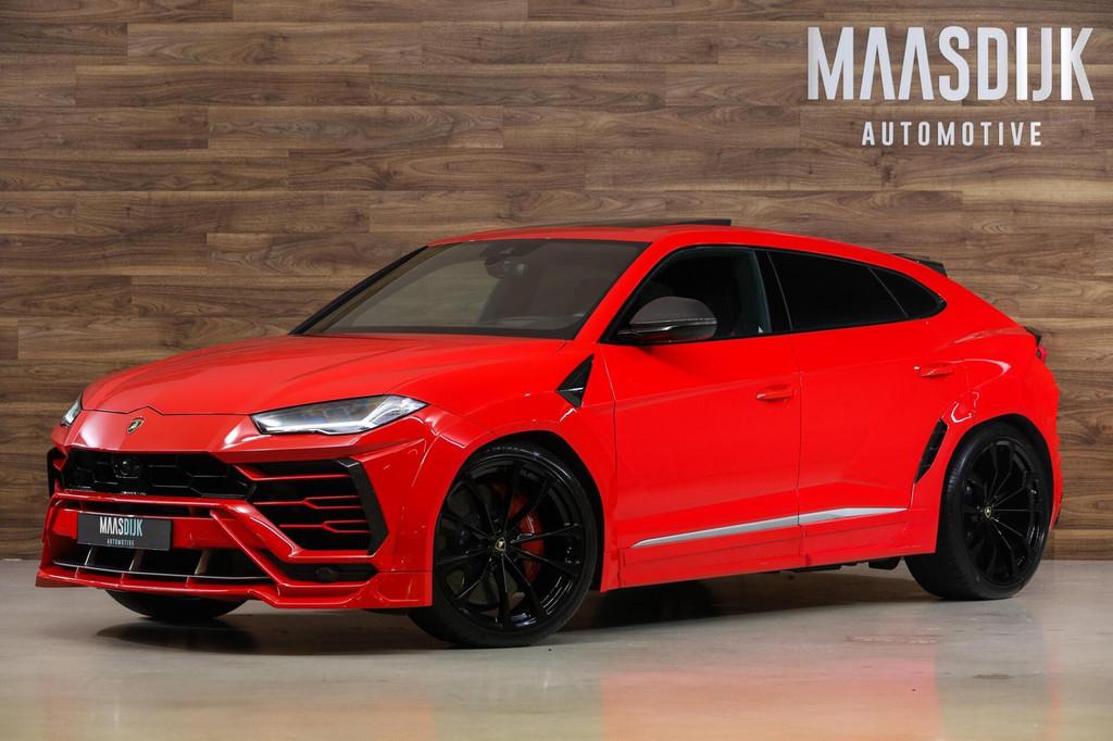 Lamborghini Urus Novitec Widebody|Carbon|HUD|Pano|Massage|Ve, Auto's, Lamborghini, Urus, Gebruikt, Leder, Vierwielaandrijving