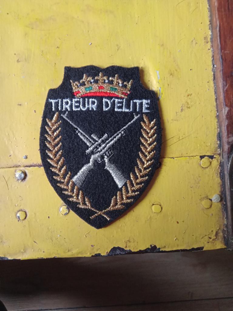 Frankrijk Scherpschutter Patch - H 75 mm B 55 mm, Ophalen of Verzenden, Landmacht, Overige gebieden, Embleem of Badge