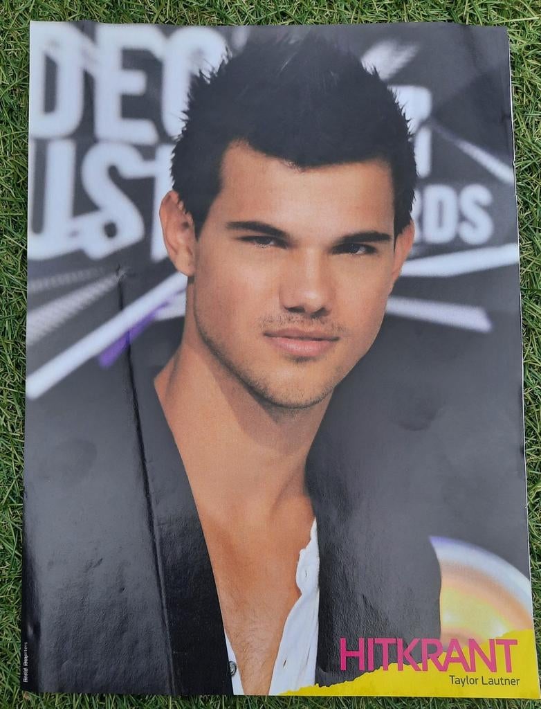 Poster A4 Hitkrant 2009 Taylor Lautner (Twilight Saga), A4 of kleiner, Ophalen of Verzenden, Film en Tv, Rechthoekig Staand