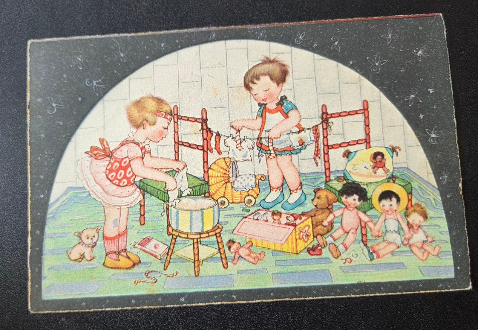 Kinderen Wassen Kleding (1943), Verzenden, 1940 tot 1960, Gelopen, Kinderen