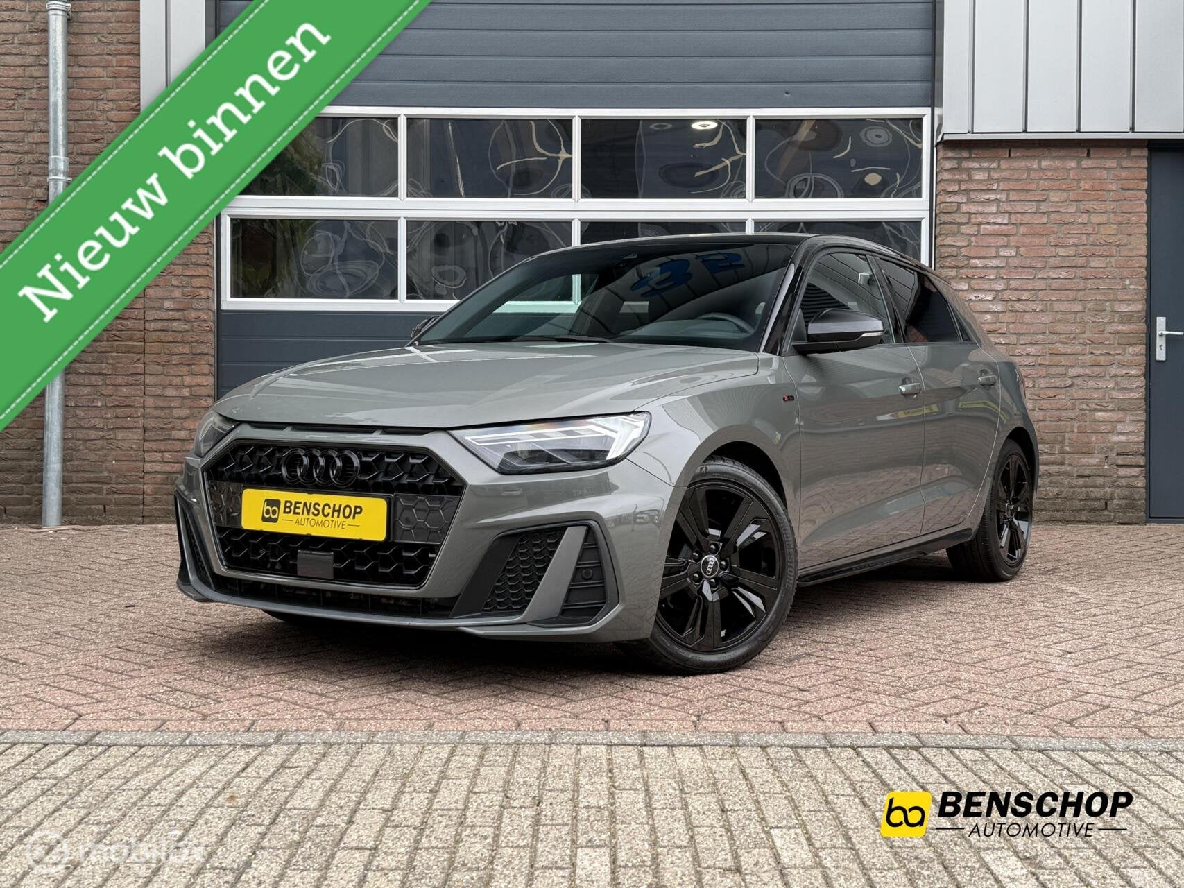 Audi A1 Sportback 30 TFSI S Line Carplay Climate Cruise LED, Auto's, A1, Zwart, 116 pk, Bedrijf