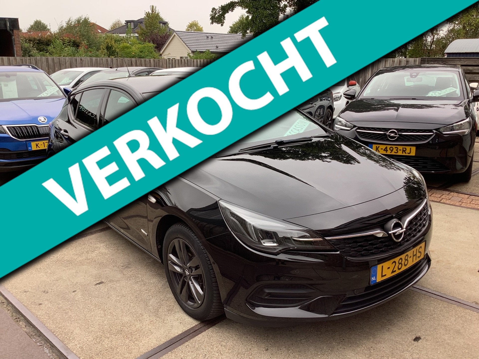 Opel Astra 1.2 Design & Tech black edition vol, Auto's, Voorwielaandrijving, Gebruikt, 1199 cc, Zwart