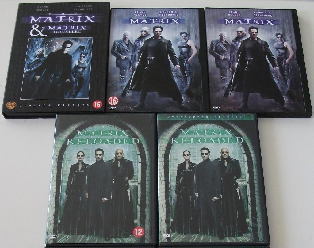 Dvd *** MATRIX *** Deel 1 + 2, Vanaf 12 jaar, Ophalen of Verzenden, Zo goed als nieuw, Actie