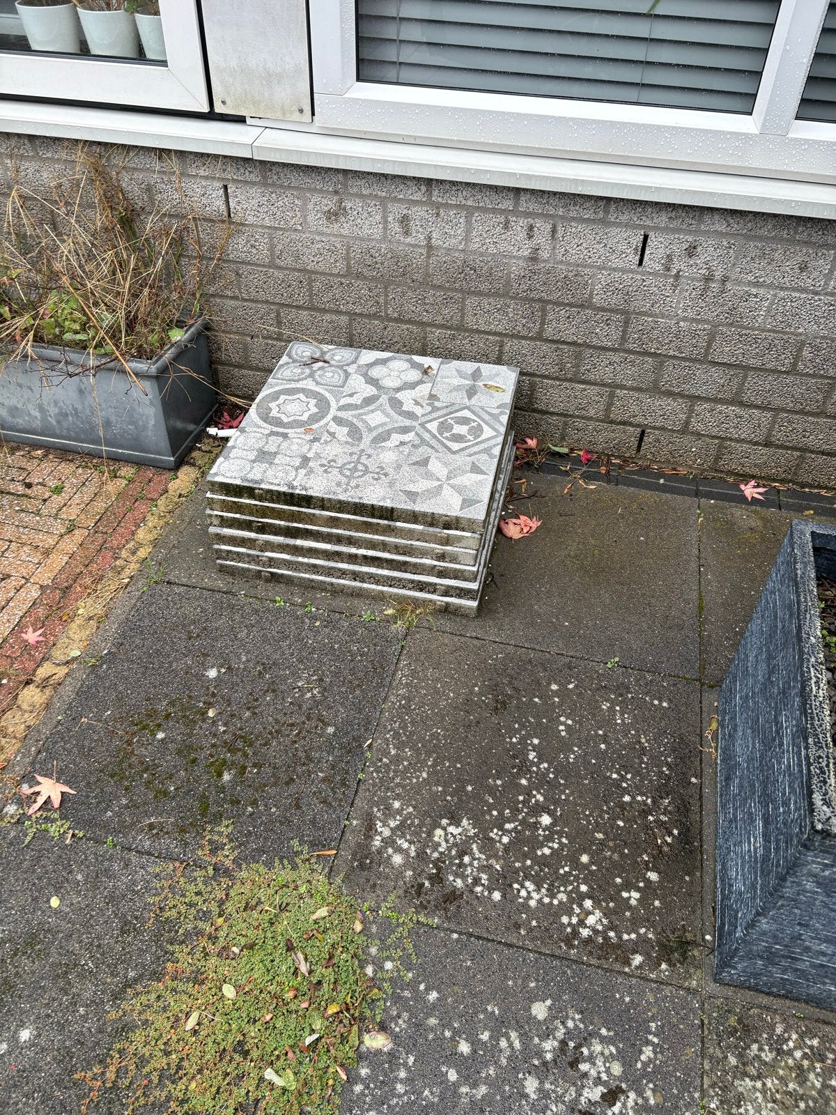 Decoratieve vloertegels met patroon, 60x60cm, Ophalen, Gebruikt, 60 cm of meer, Minder dan 5 m²