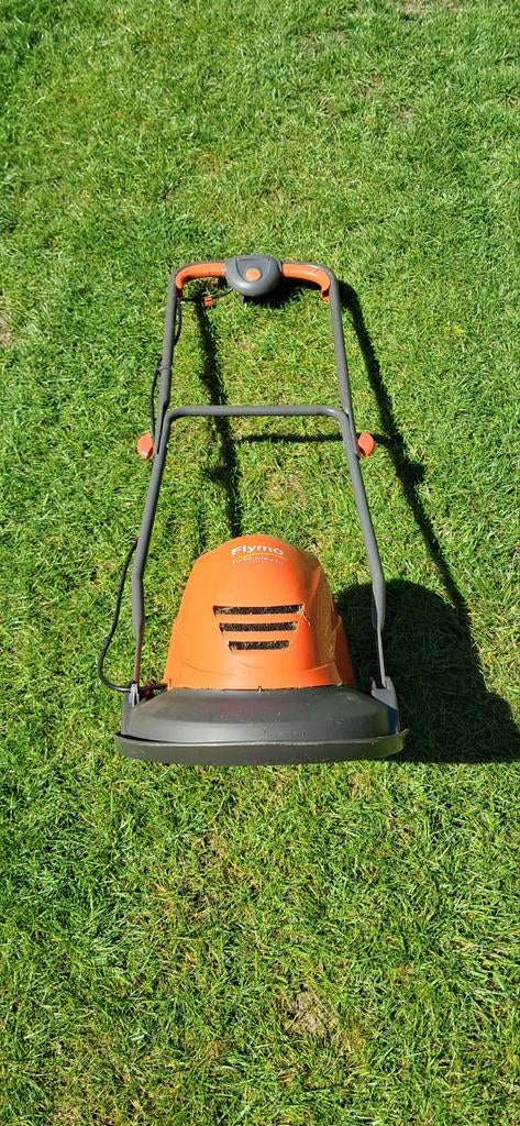 Flymo Turbo Lite zweefgrasmaaier, Tuin en Terras, Grasmaaiers, Gebruikt, Elektrische grasmaaier, Minder dan 30 cm, Zweefmaaier