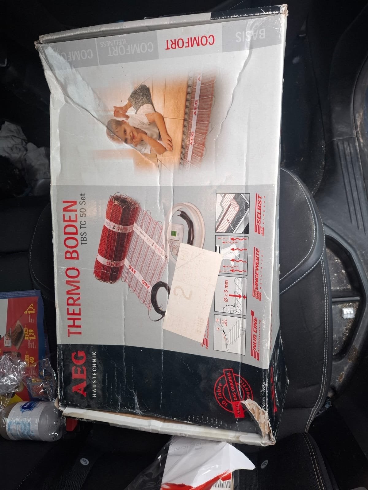 AEG Thermo Boden TBS TC 50 Set Vloerverwarming, Ophalen of Verzenden, Nieuw, Overige typen