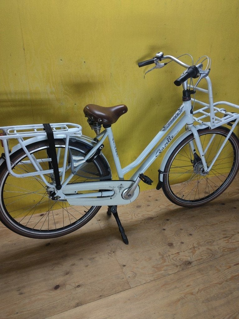 Gazelle Miss Grace Dames Wit 54cm, Fietsen en Brommers, Fietsen | Dames | Damesfietsen, Gebruikt, Gazelle, 53 tot 56 cm