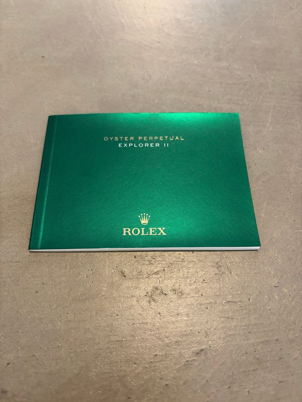 Rolex Explorer II Instructieboekje 2015 Engels, Ophalen of Verzenden, Zo goed als nieuw, Rolex