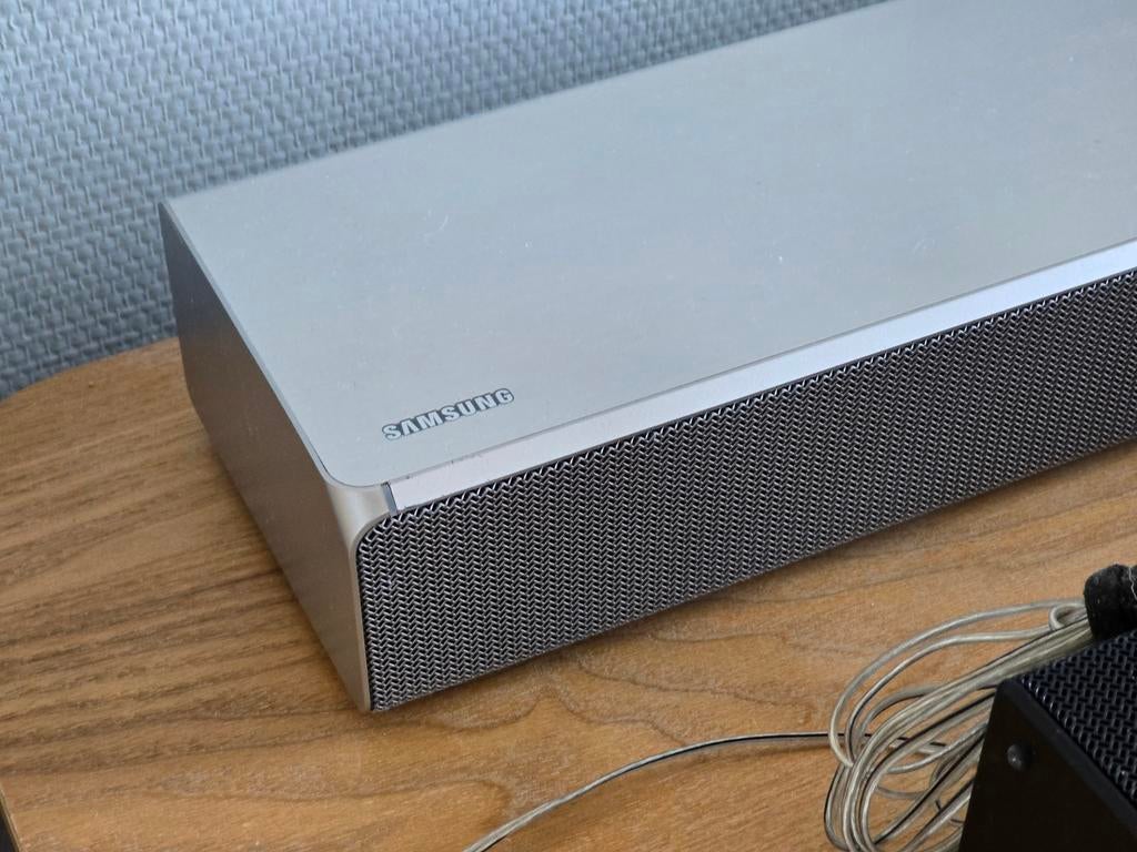 Samsung HW-MS650- 3.0 soundbar en twee rear speakers, Ophalen, Met externe subwoofer, Gebruikt
