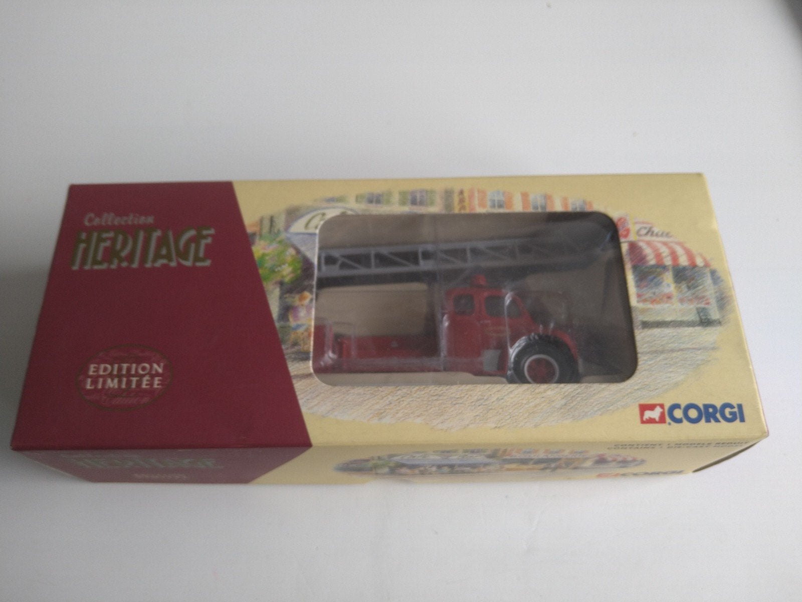 Corgi Heritage Berliet GLR brandweer Avignon, Ophalen of Verzenden, Zo goed als nieuw, Bus of Vrachtwagen, Corgi
