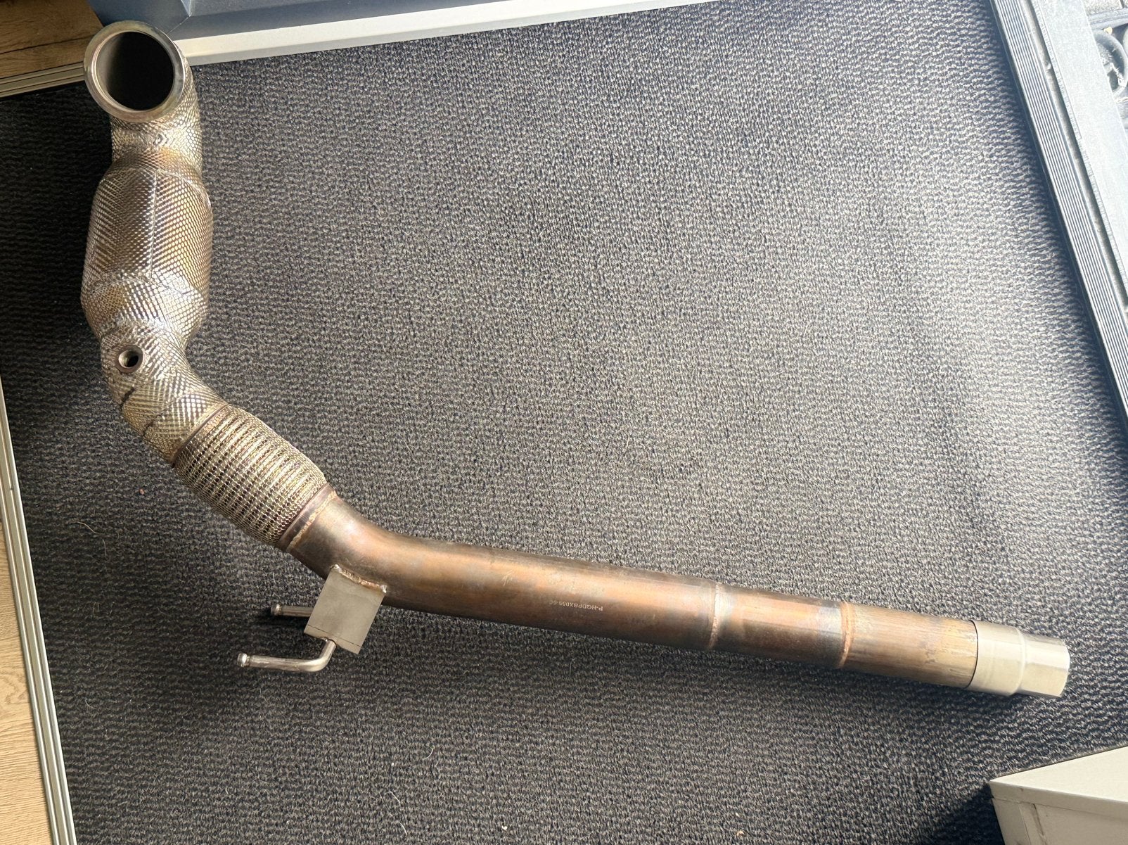 Bull-X 3.5” Downpipe 200 Cells Sportkat | VW Polo 6C GTI |, Auto-onderdelen, Ophalen, Seat