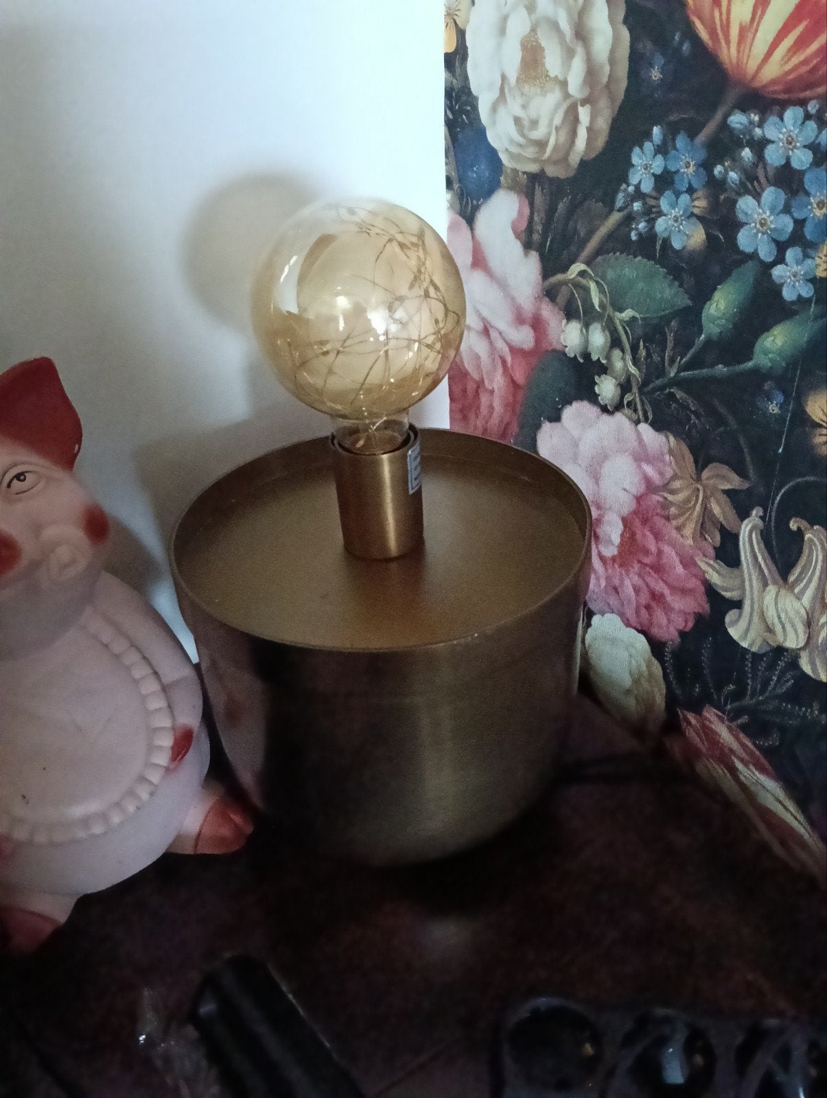 leuke lamp, Goud, Ophalen, Gebruikt, E27 (groot)