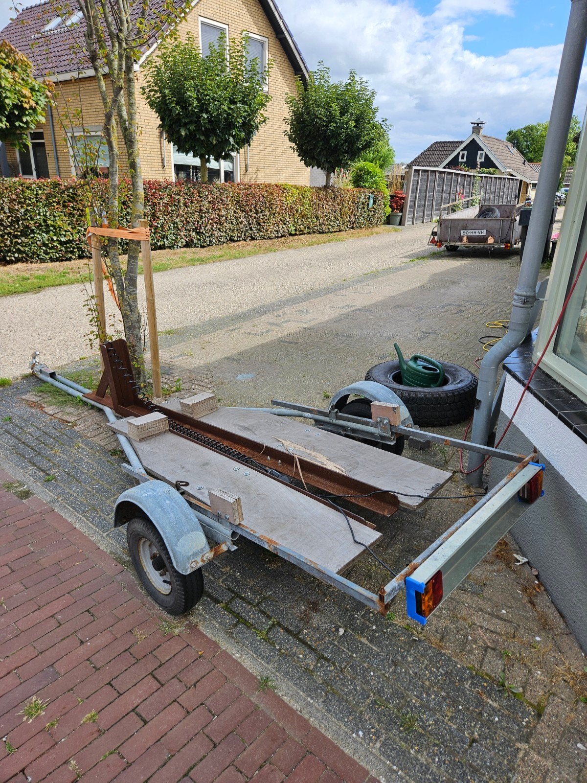 Gegalvaniseerde motoraanhanger - Stevig en betrouwbaar, Ophalen of Verzenden
