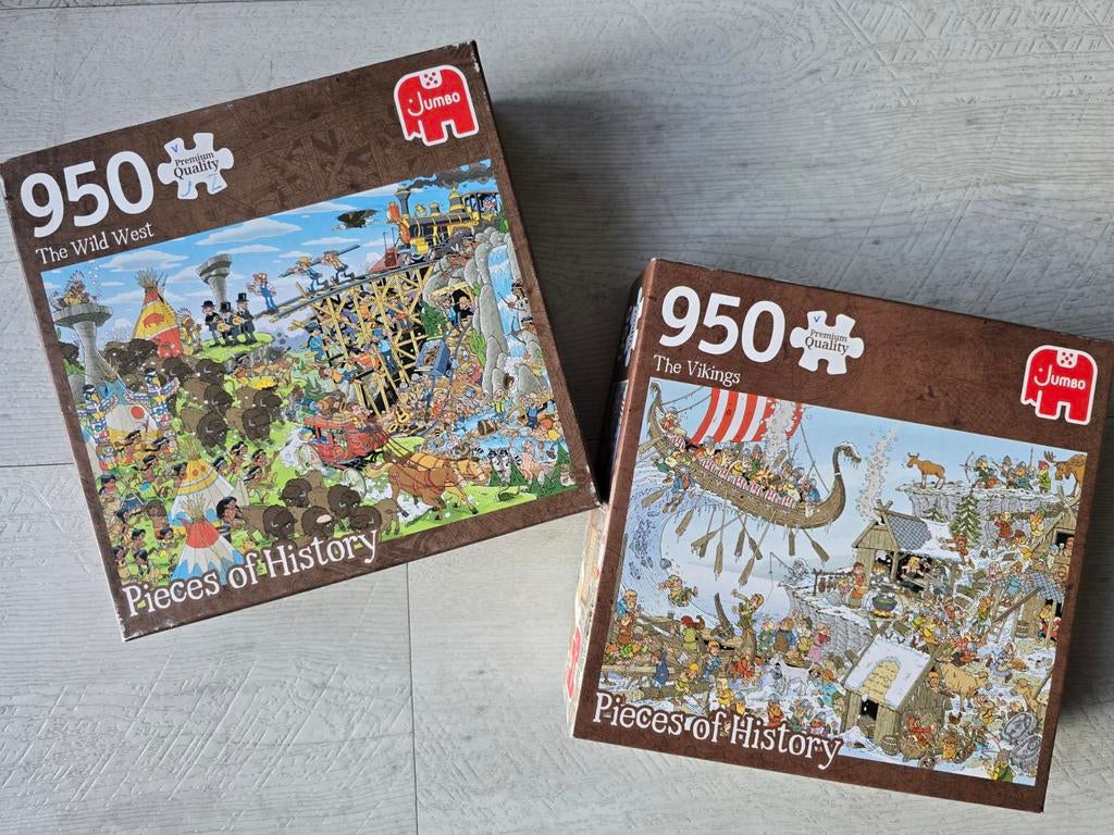 Leuk puzzel duo, merk Jumbo, 950 stukjes, Ophalen, 500 t/m 1500 stukjes, Zo goed als nieuw