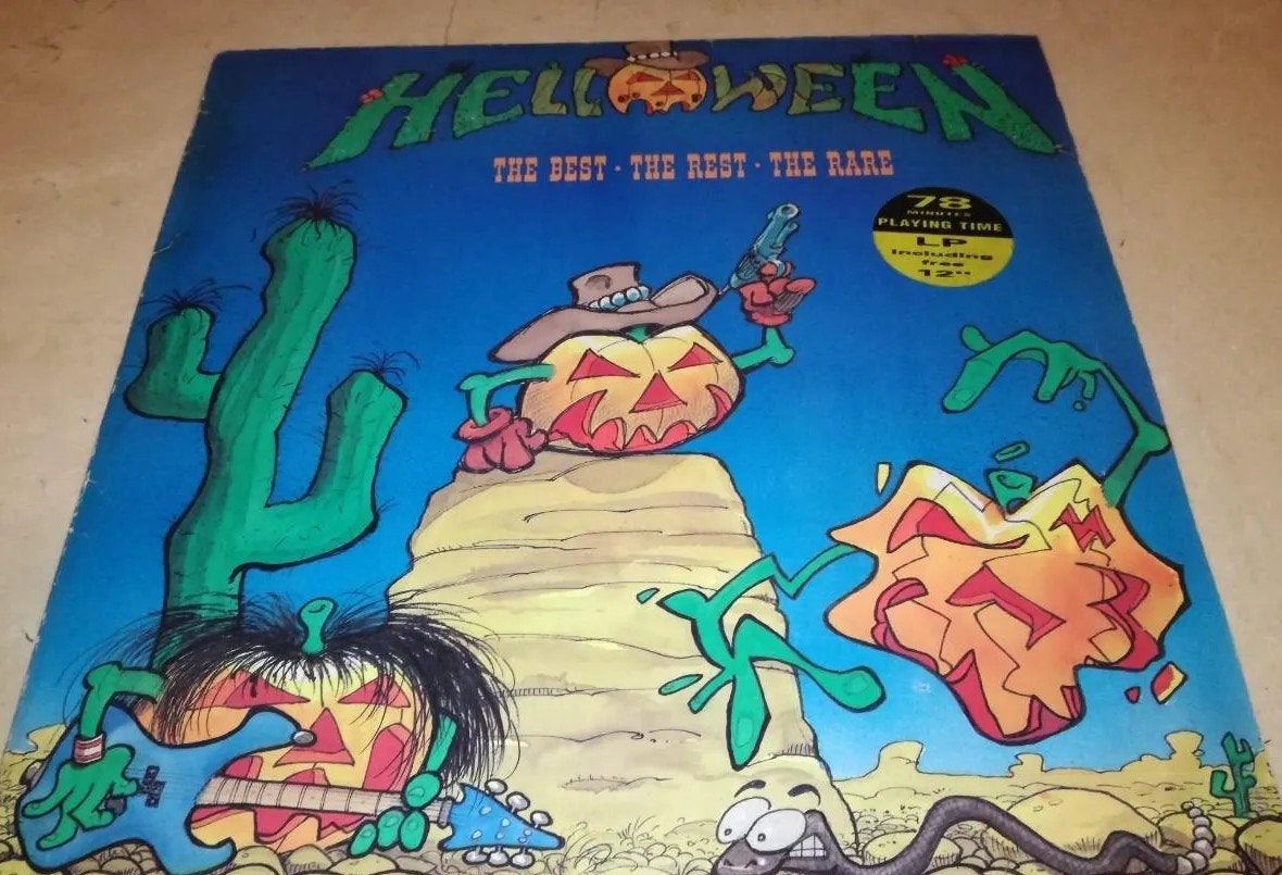 Helloween - The Best - The Rest - The Rare (1991) LP, Ophalen of Verzenden, Zo goed als nieuw