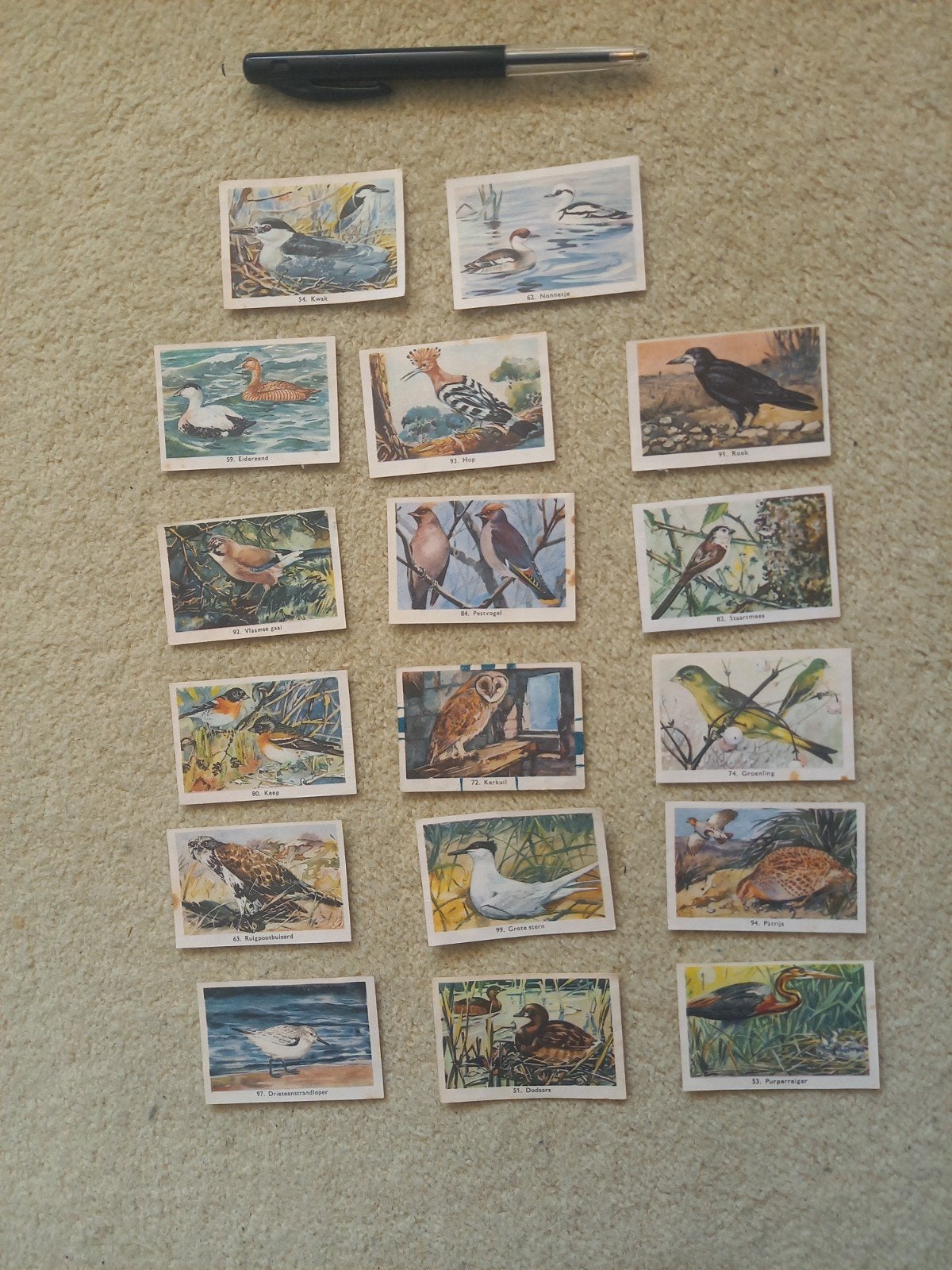 17 ALBUM PLAATJES "Zo leer je vogels kennen" (deel 2), Verzenden, Overige typen