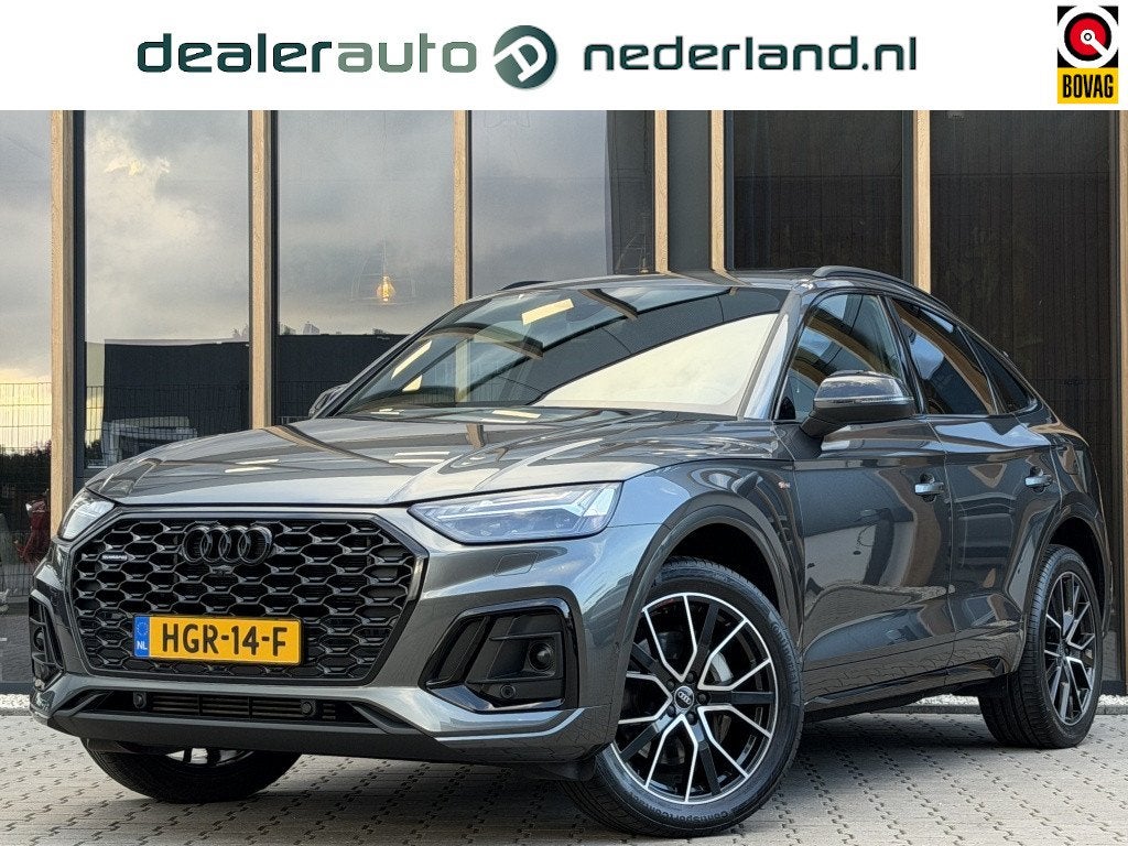 Audi Q5 Sportback 55 TFSI e S edition Competition | Pano | T, Auto's, Dealer onderhouden, Gebruikt, Euro 6, 4 cilinders