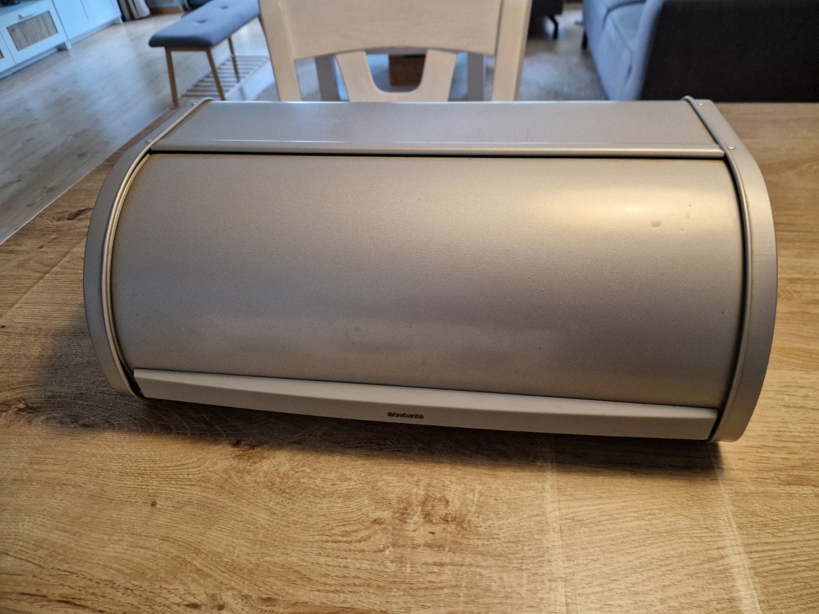 Brabantia broodtrommel - Zilverkleurig, Ophalen, Gebruikt, Zilver, Metaal