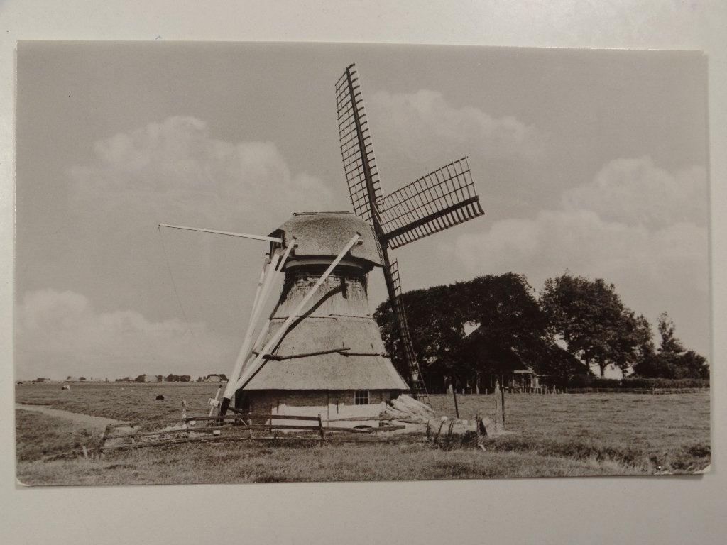 Molen Bij Workum, Ophalen of Verzenden, 1960 tot 1980, Gelopen, Friesland