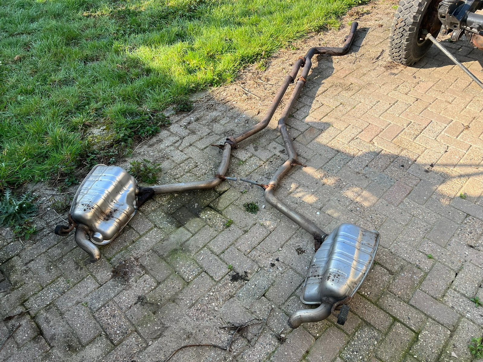 Mercedes W211 Stationwagon Uitlaat einddemper, Ophalen of Verzenden, Gebruikt, Mercedes-Benz