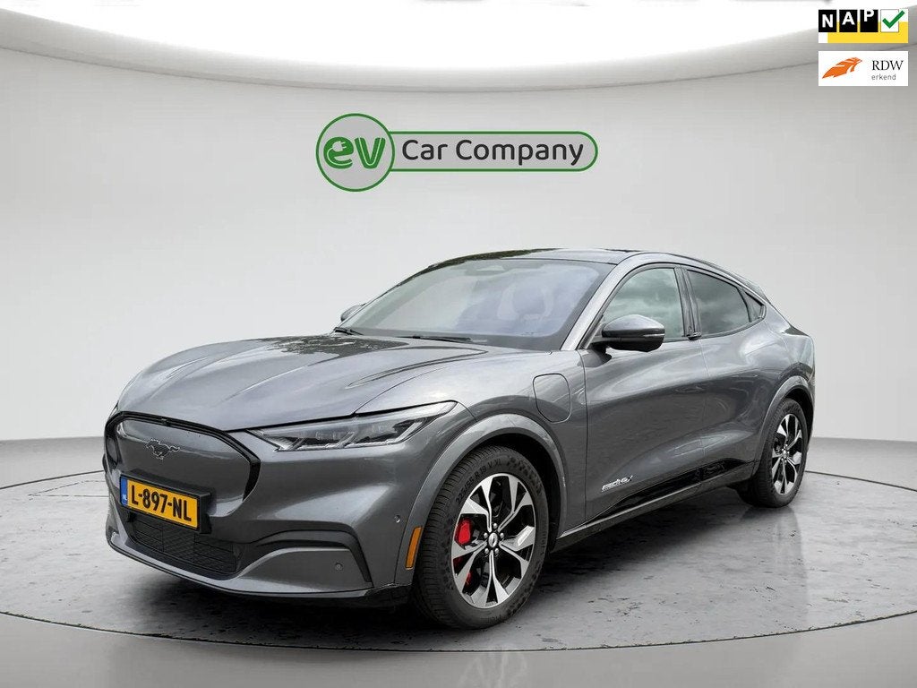 Ford Mustang Mach-E Extended First Edition AWD 98 kWh | SOH, Auto's, Ford, Bedrijf, Te koop, Mustang, 360° camera, 4x4, ABS, Adaptive Cruise Control