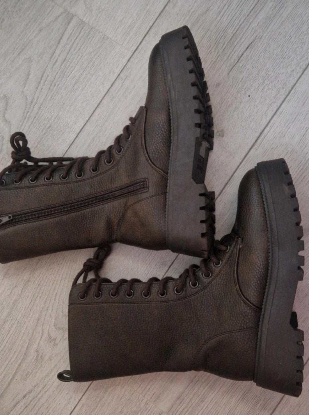 Veterboots, Bruin, Ophalen of Verzenden, Zo goed als nieuw, Primark