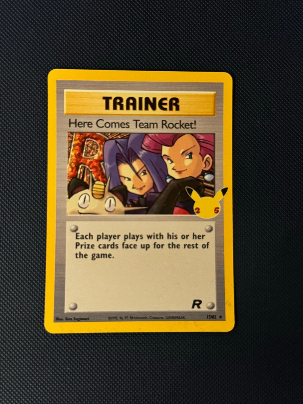 Here Comes Team Rocket! 15/82 - Pokémon Kaart 1995, Ophalen of Verzenden, Gebruikt, Losse kaart