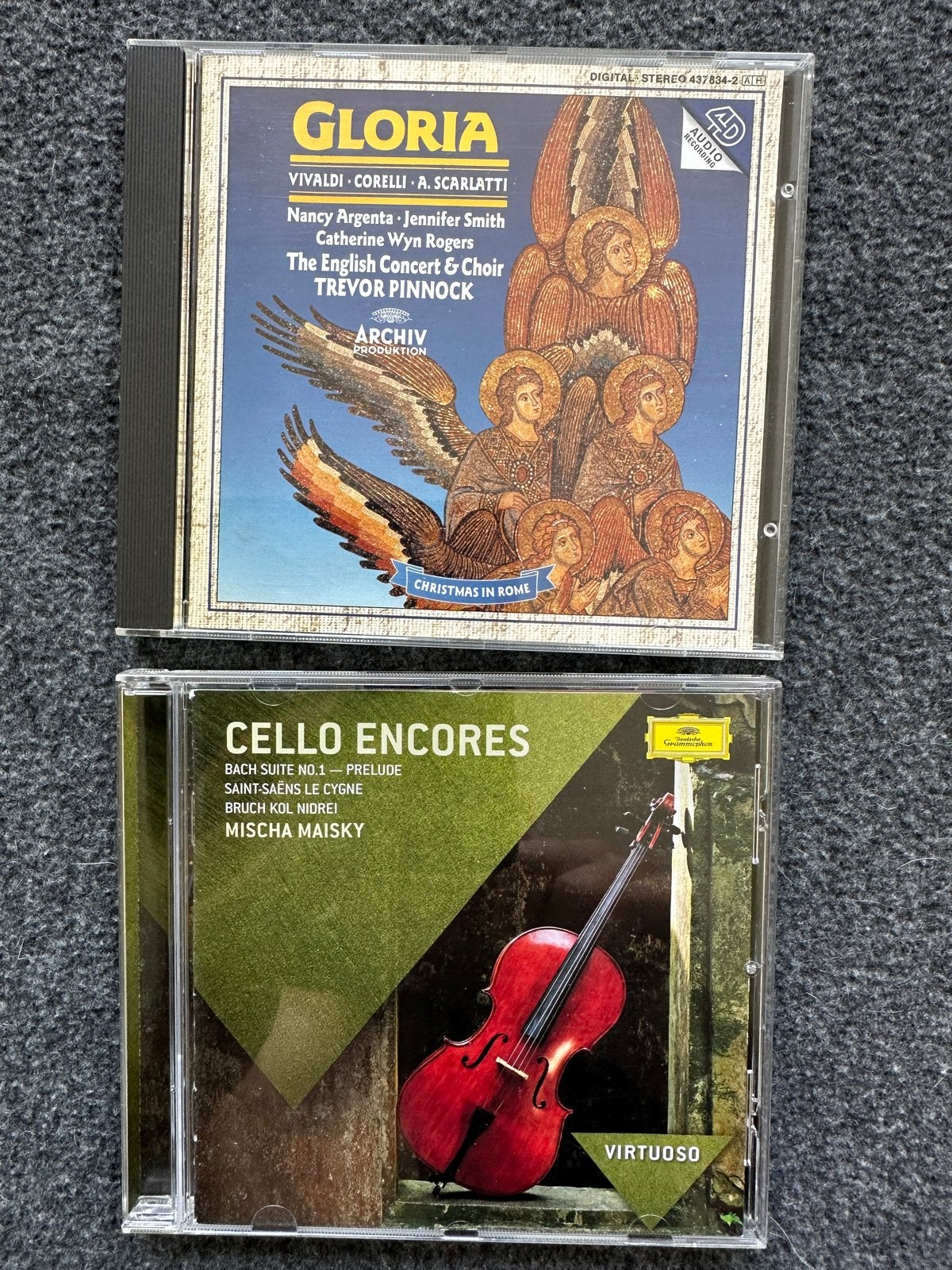 Klassieke CD's: Gloria (Vivaldi) & Cello Encores (Maisky), Ophalen of Verzenden, Inclusief boekje, Vivaldi, Zo goed als nieuw