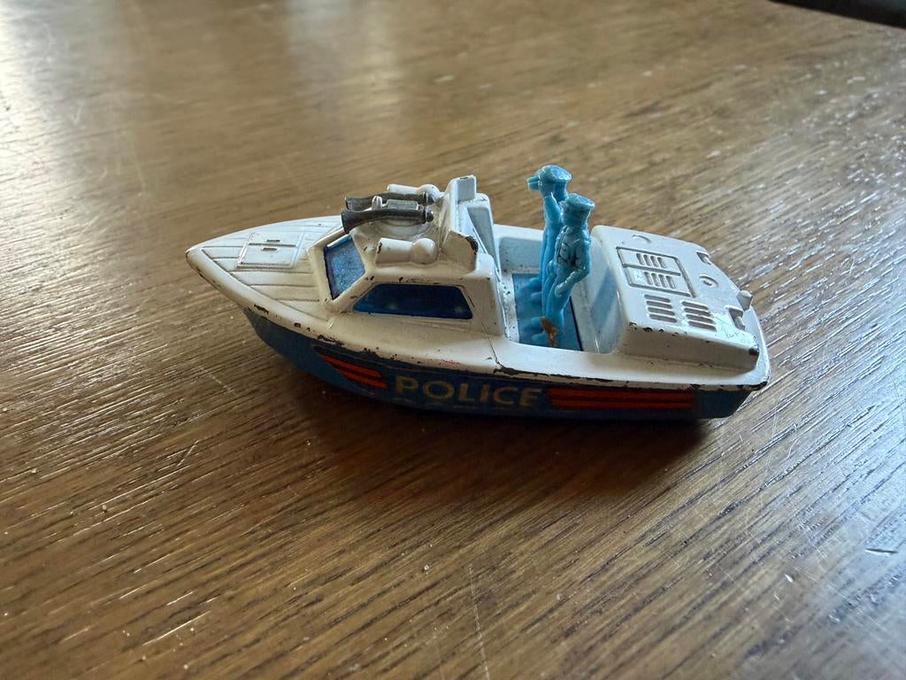 Matchbox Superfast No. 52 Police Launch 1976, Ophalen, Gebruikt