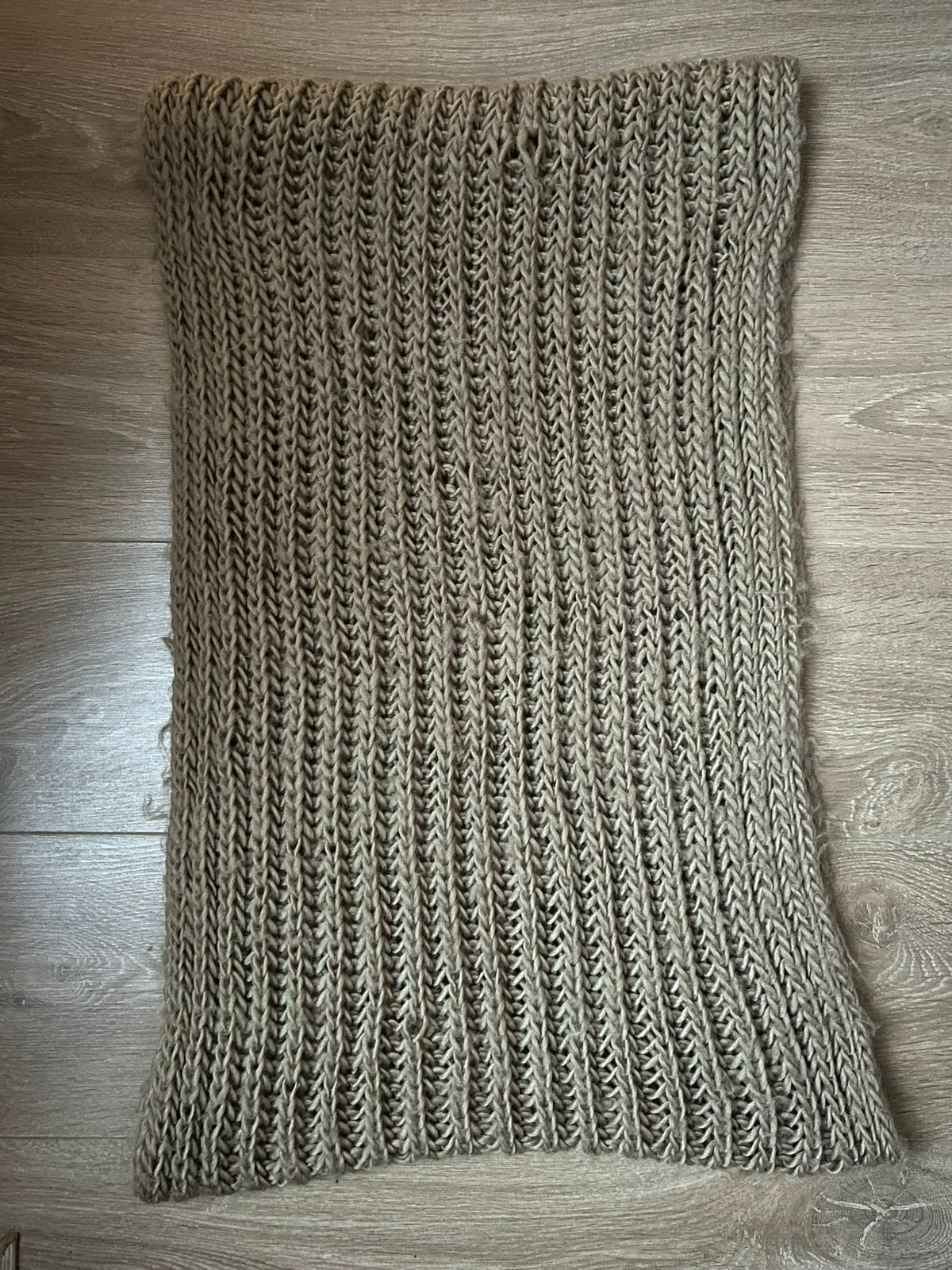 Col sjaal beige/bruin, Ophalen of Verzenden, Gedragen, Sjaal