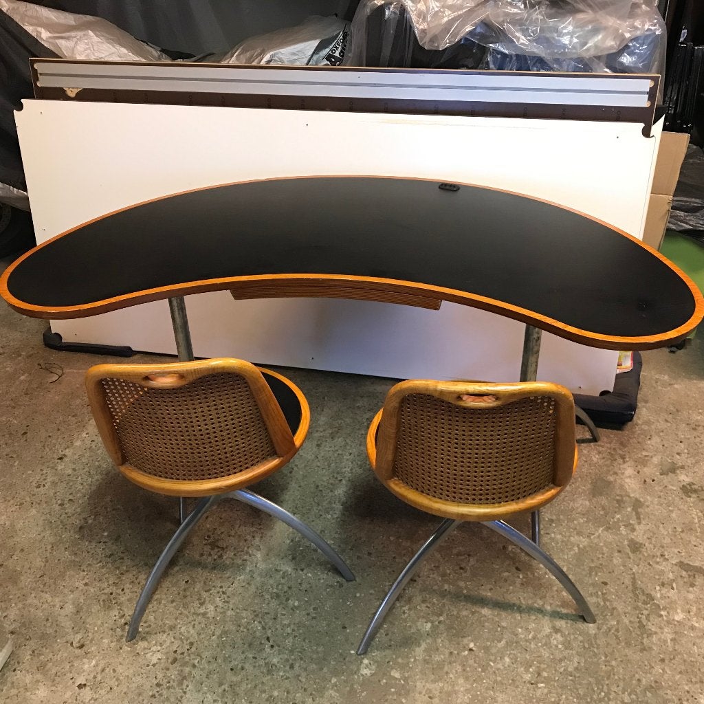 Vintage Alias 909 bureau 2 young girl lady stoelen, Gebruikt, Ophalen of Verzenden, Nvt, Nvt