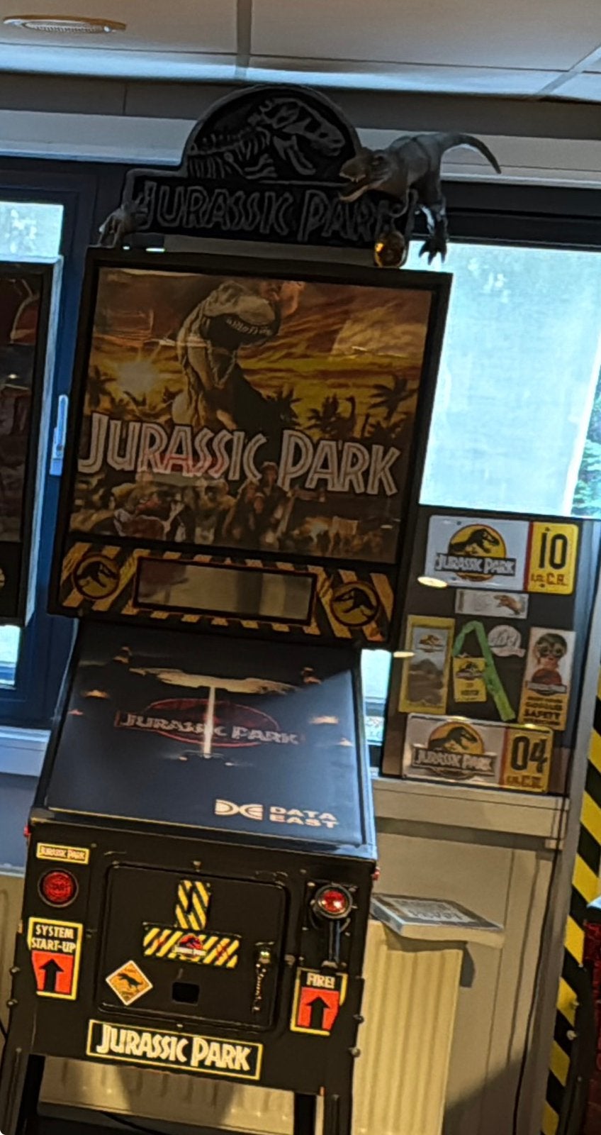 Data East Jurassic Park, Verzamelen, Ophalen, Zo goed als nieuw, Flipperkast