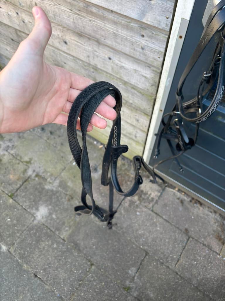Mexicaans hoofdstel, Dieren en Toebehoren, Paarden en Pony's | Hoofdstellen en Tuigage, Ophalen, Zo goed als nieuw