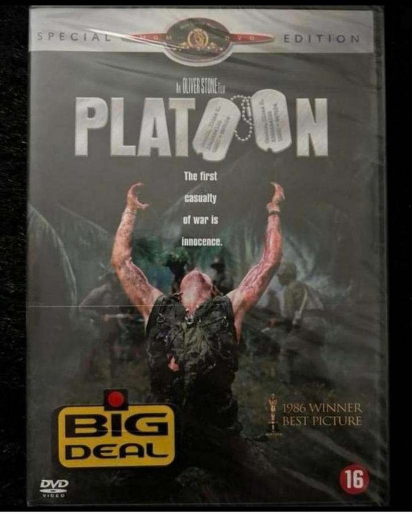 Platoon DVD Nieuw geseald, Alle leeftijden, Ophalen of Verzenden, Nieuw in verpakking