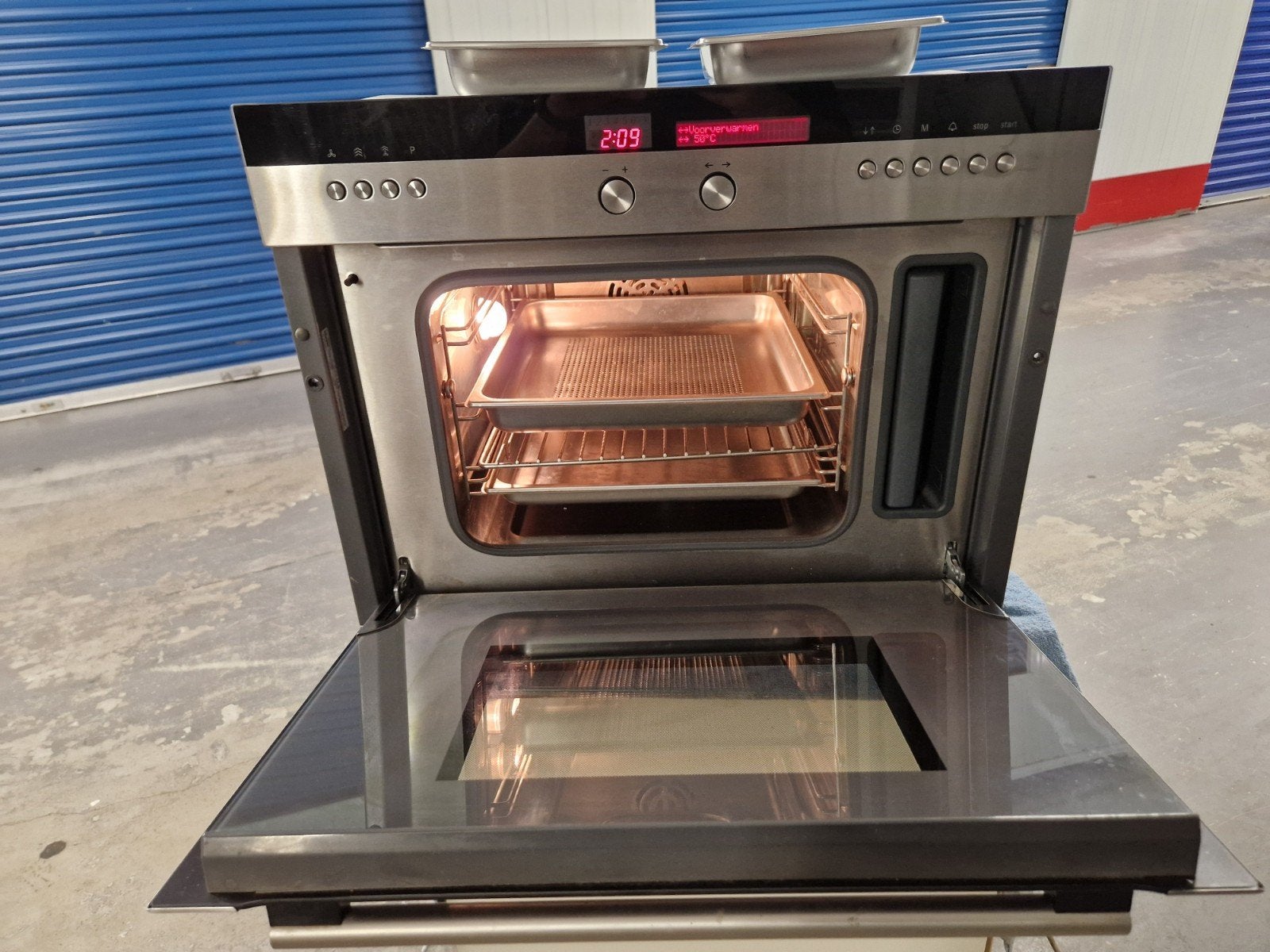 SIEMENS Zeer Nette 60x45 Stoom Oven Compleet !! 165 EURO !!, Witgoed en Apparatuur, Ovens, Ophalen, Minder dan 45 cm, 60 cm of meer