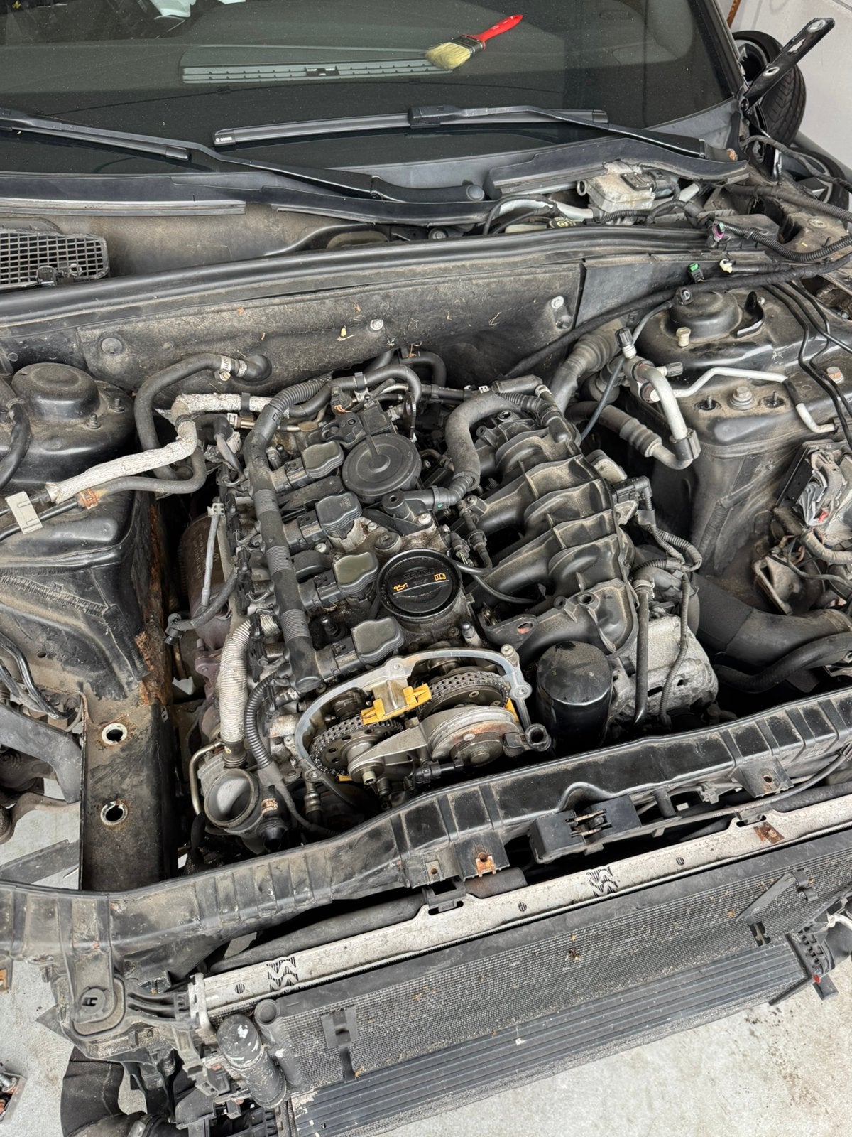Audi A4 B8 Motorblok met schade interessepeiling, Auto-onderdelen, Ophalen, Audi