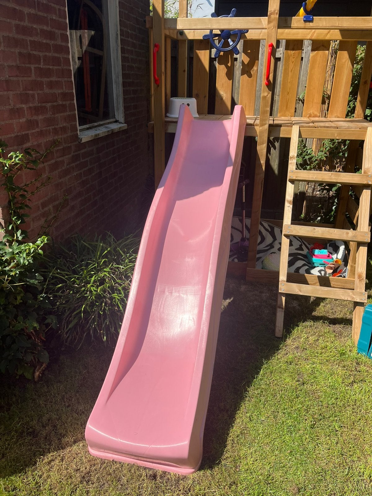 Glijbaan Wickey flow pink, Ophalen, Zo goed als nieuw, Glijbaan