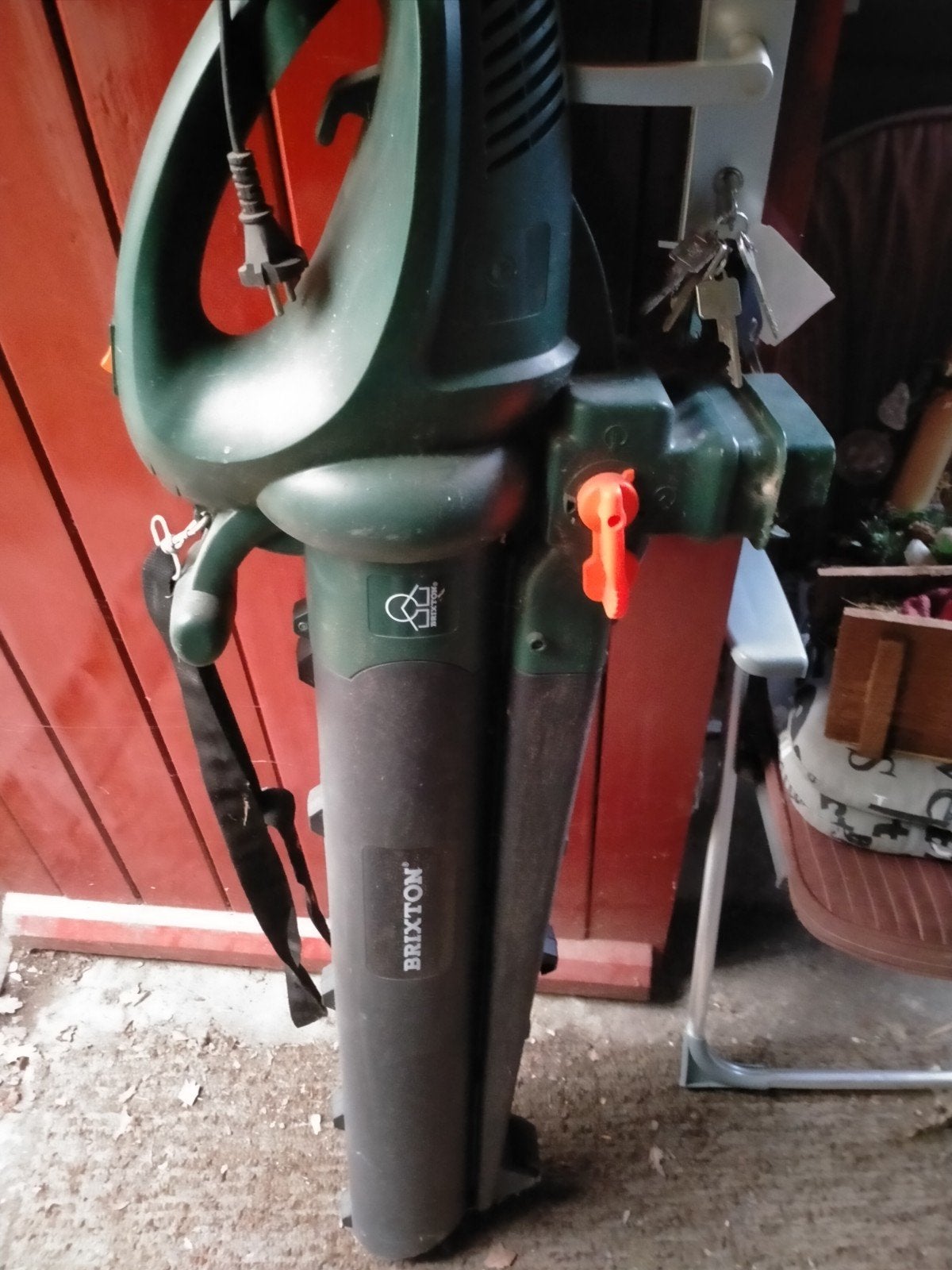 Bladblazer BRIXTON, werkend te zien, Tuin en Terras, Bladblazers, Gebruikt, Handgedragen, BRIXTON, Ophalen of Verzenden