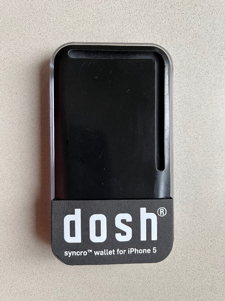 DOSH - SYNCRO iPhone 5/5S portemonnee / hoesje / sleeve, Ophalen, Overige merken, Hoesje of Tasje, Siliconen