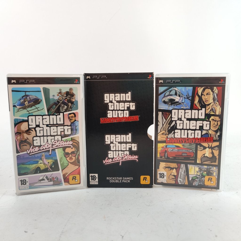 GTA Liberty city stories & vice city stories PSP double pack, Avontuur en Actie, Vanaf 18 jaar, 1 speler, Ophalen of Verzenden