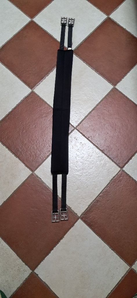 Zwarte neopreen soft singel 120 cm, Dieren en Toebehoren, Ophalen of Verzenden, Zo goed als nieuw, Zwart, Singel