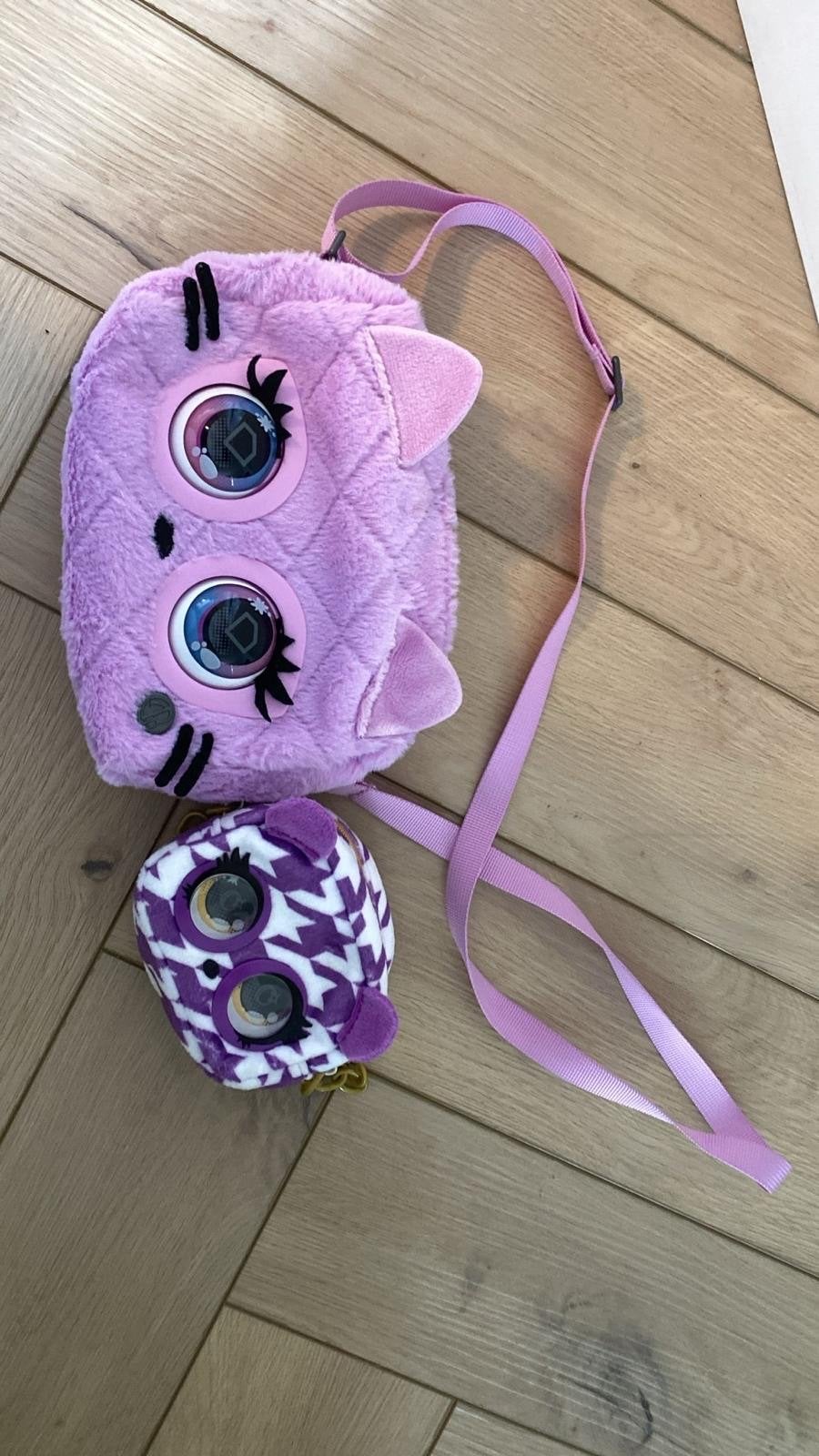 Interactieve Purse Pets tasjes - paars en wit, Paars, Gebruikt, Overige merken, Overige karakters