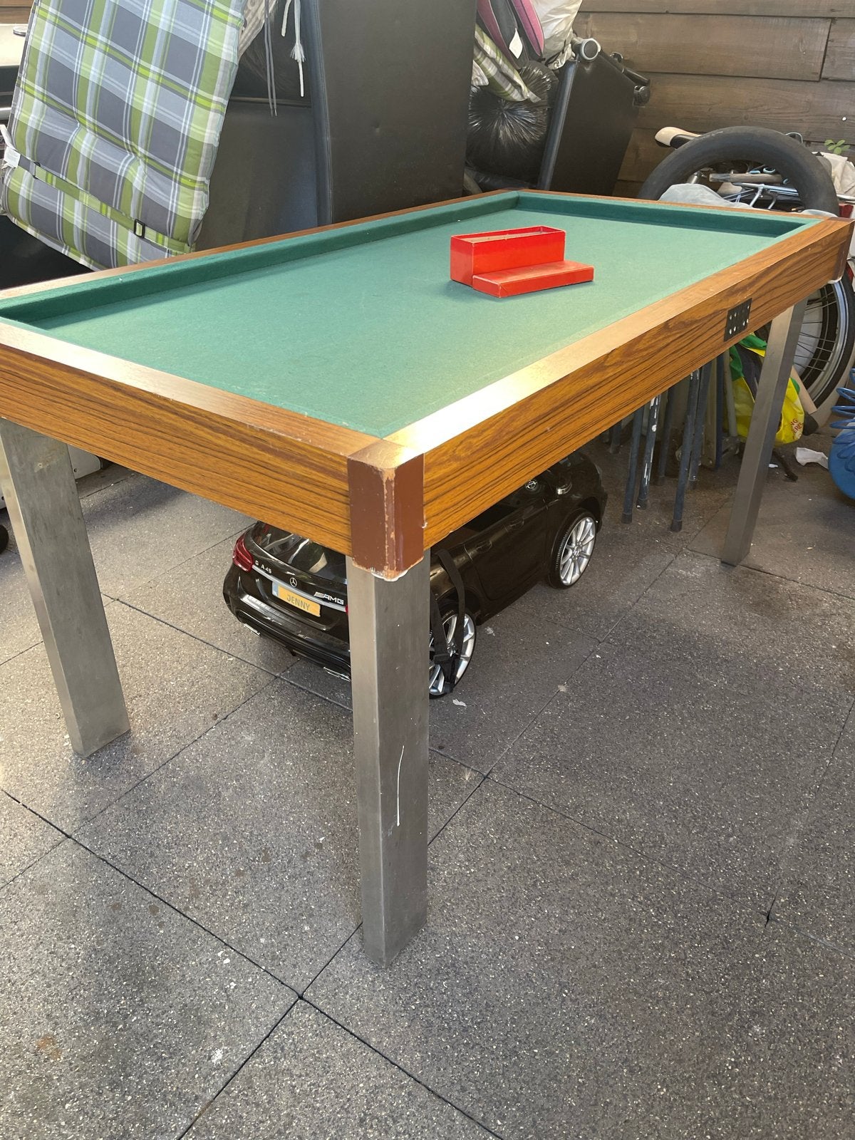 Biljarttafel 156x86cm, Ophalen of Verzenden, Gebruikt, Biljarttafel
