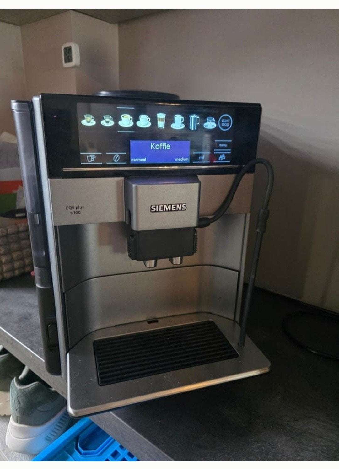 Siemens EQ.6 plus s100 koffiemachine - Zo goed als nieuw, Ophalen