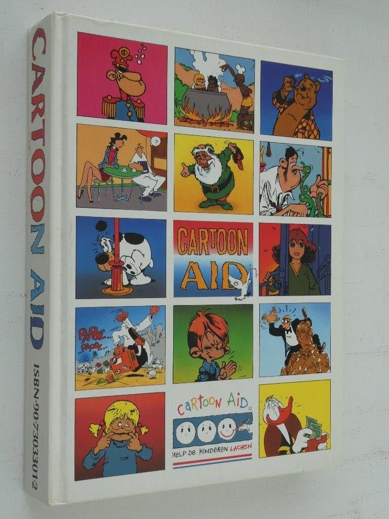 Cartoon Aid || Nette hardcover || koopje, Boeken, Eén stripboek, Ophalen of Verzenden, Zo goed als nieuw