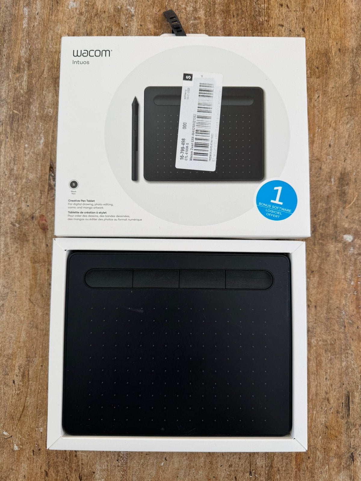 Tekentablet wacom S, Ophalen of Verzenden, Zo goed als nieuw, 7 inch of minder, Bescherming voor- en achterkant