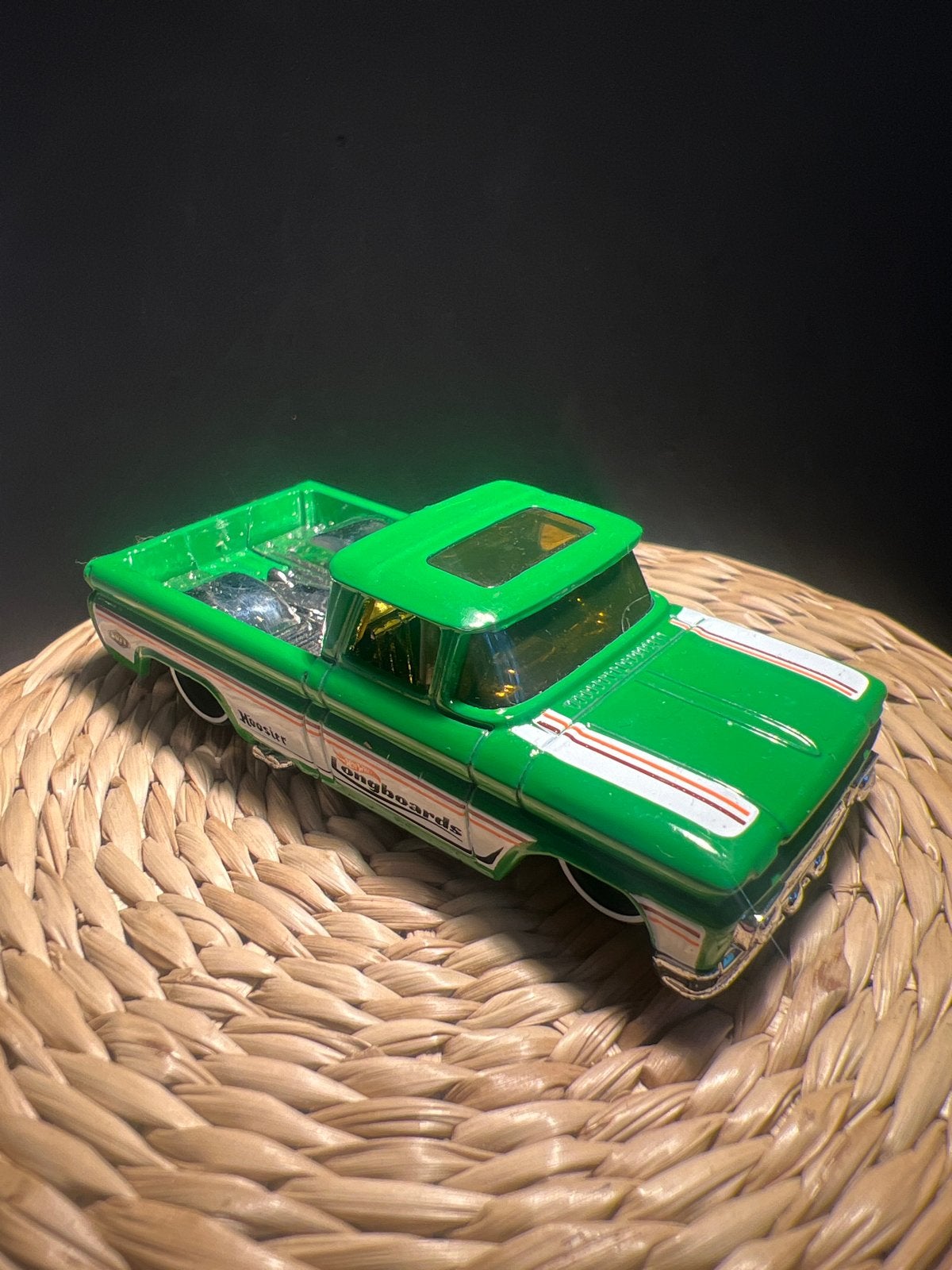Hot Wheels Custom '62 Chevy Pickup Groen - Mattel 2015, Ophalen of Verzenden, Zo goed als nieuw, Jongen of Meisje