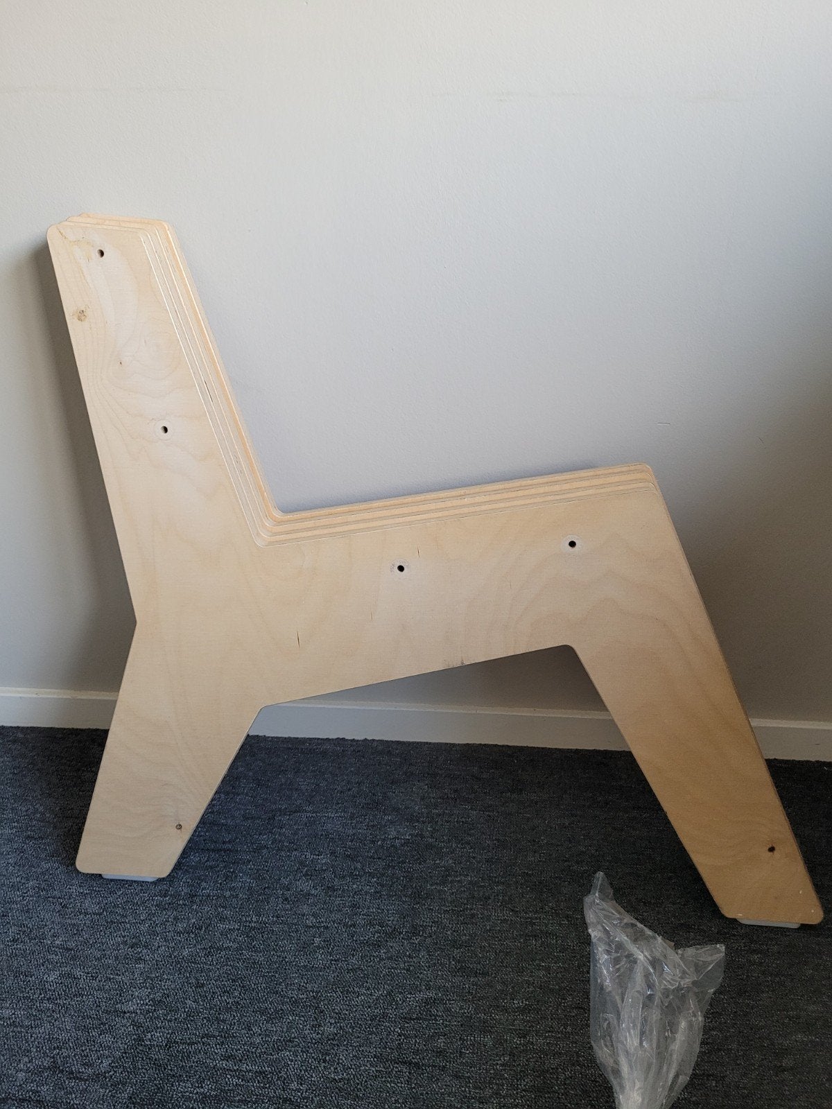 Houten onderdelen en schroeven voor 2 stadionstoelen, Huis en Inrichting, Ophalen