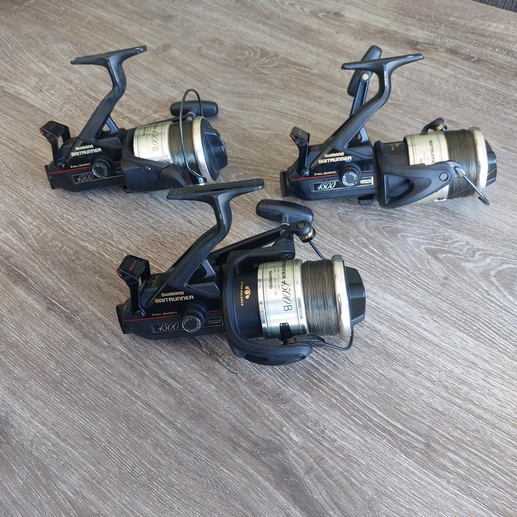 Shimano Baitrunnet 4500B 3x ZGAN!, Ophalen of Verzenden, Shimano.com, Molen, Shimano