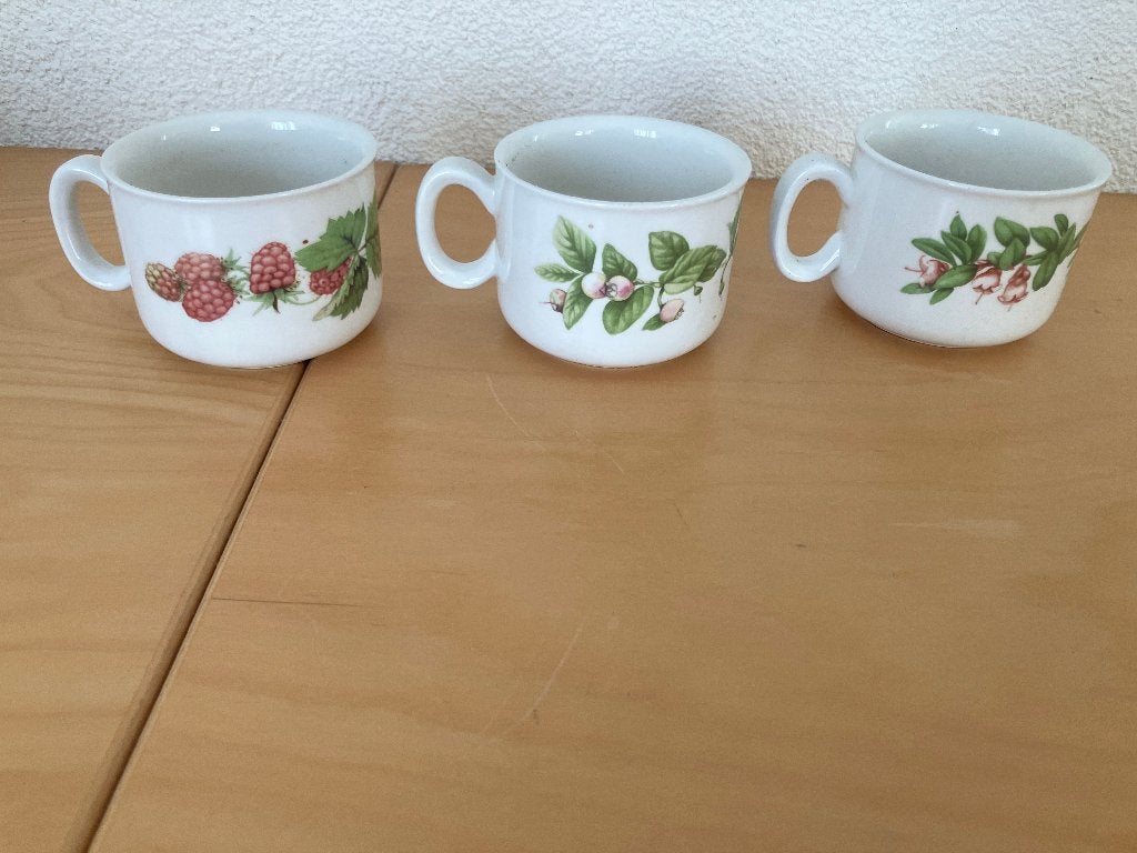 Marjolein Bastin kopjes, Ophalen of Verzenden, Zo goed als nieuw, Overige stijlen, Kop(pen) en/of Schotel(s)